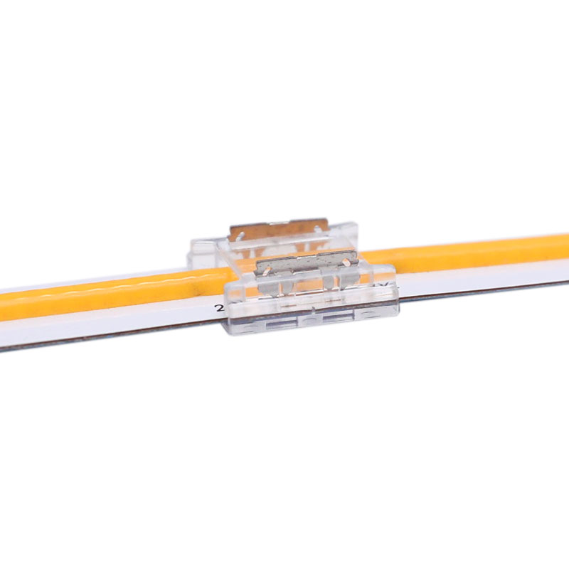 5mm/8mm/10mm 2-Pin Solderless COB LED Strip Light Connector 5mm/8mm/10mm 2-Pin Solderless COB LED Strip Light Connector